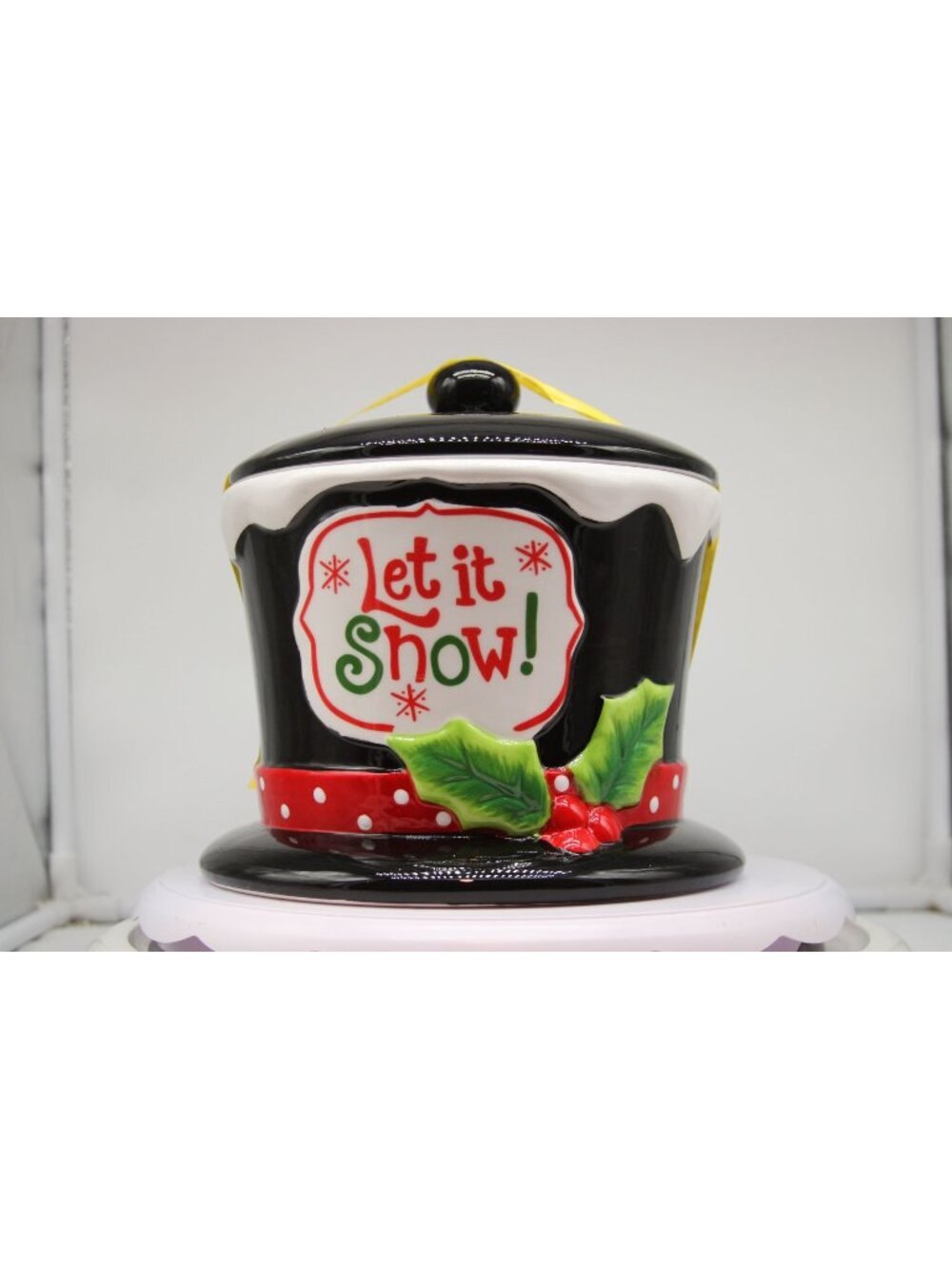 Cookie Jar - Let it Snow Tophat Cookie Jar